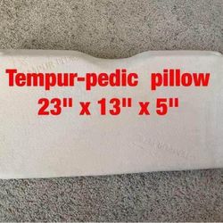 Tempur - pedic  pillow  (23" x 13" x5")   -   $30