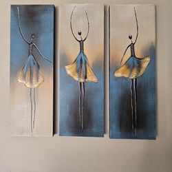Ballerina Dancing Canvas 