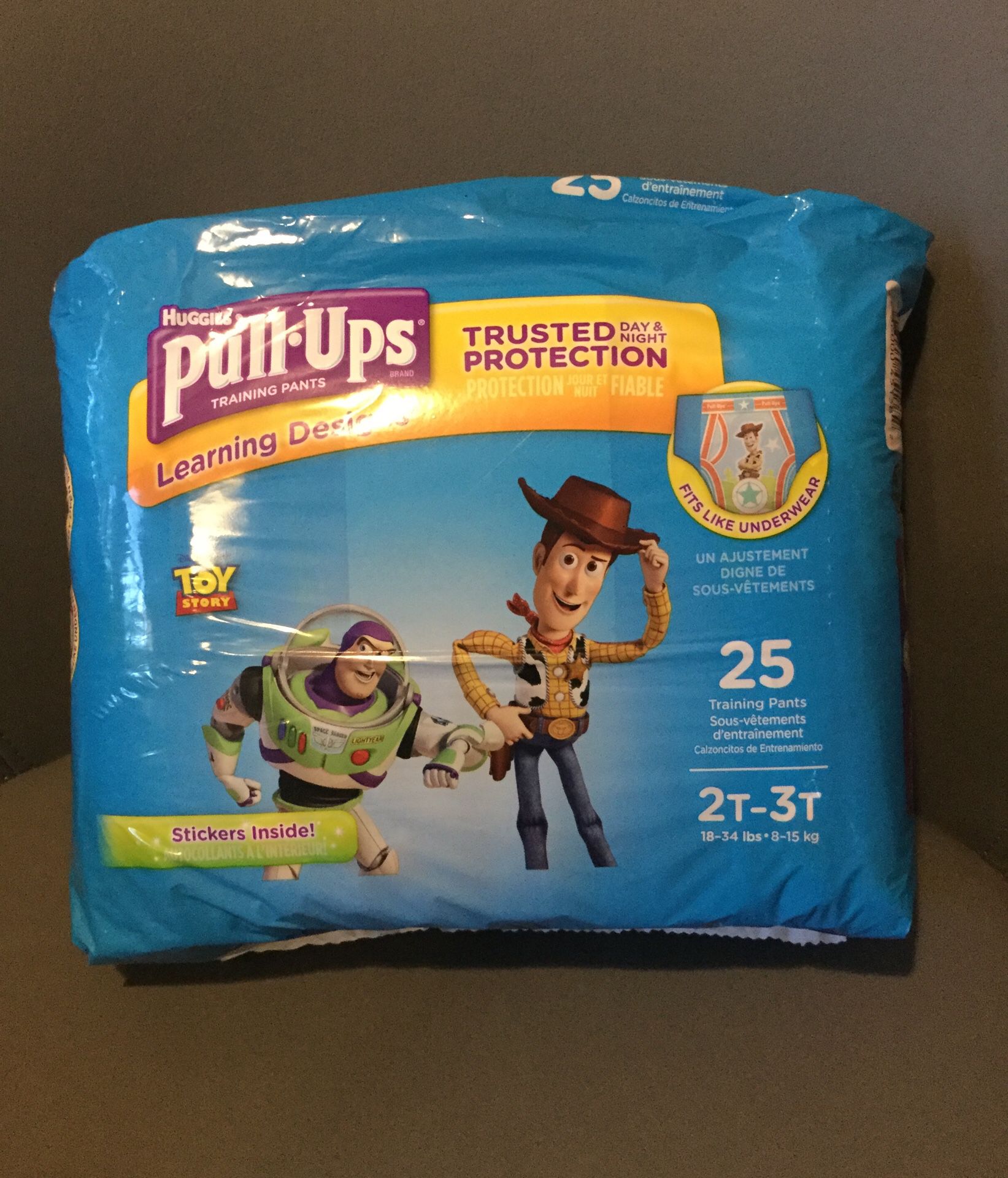 Huggies Pull-ups diapers new packages 2T-3T