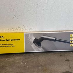 HoTo cordless spin scrubber