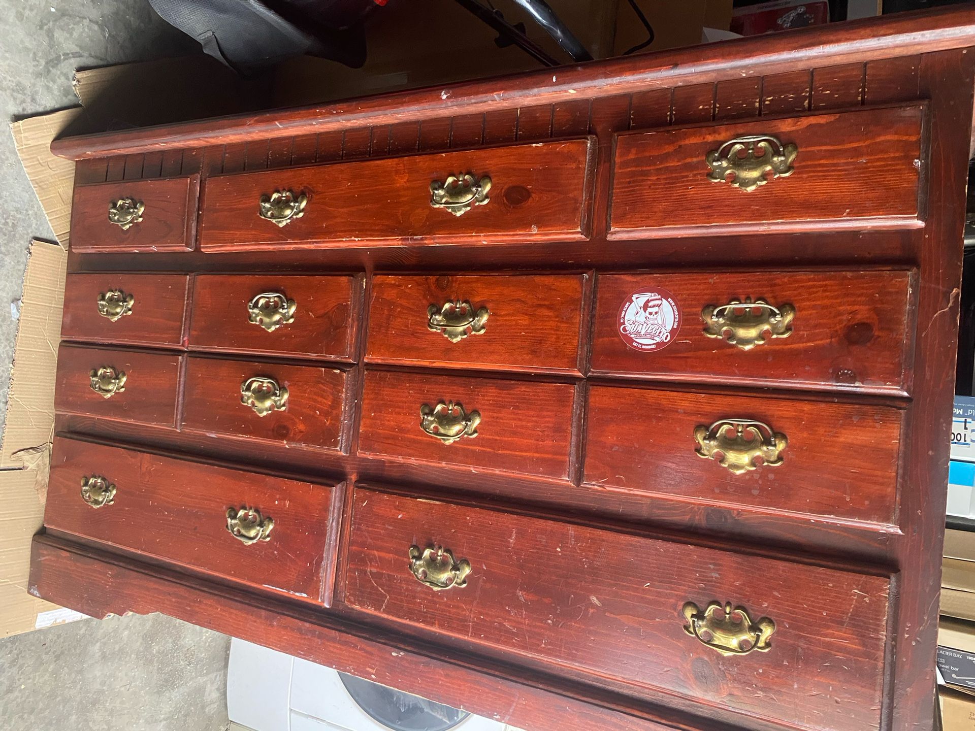 Long Dresser With Mirror  