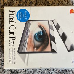 Apple Final Cut Pro 1 In Box Complete 1999