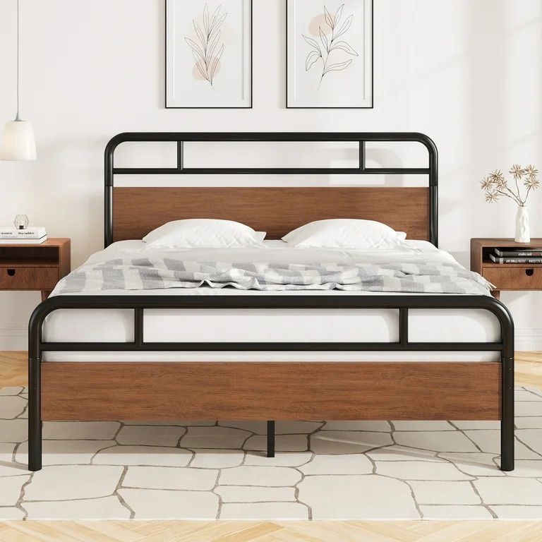 Queen Size Metal Bed Frame 