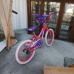 Pink and purple Bike