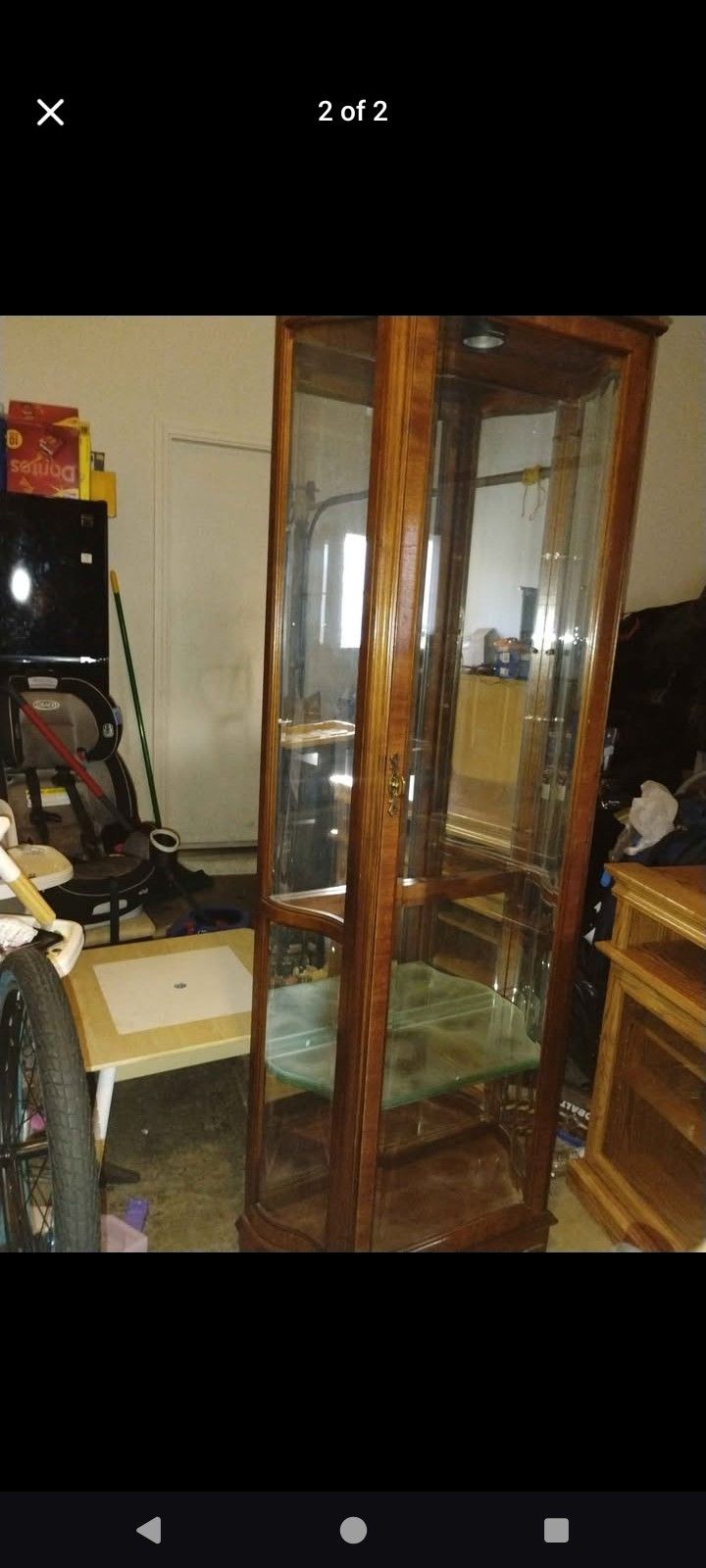 China Cabinet With Shelves