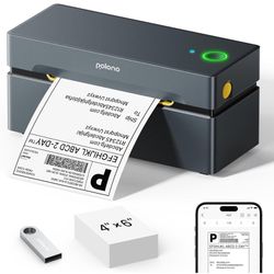Brand New Bluetooth Thermal Shipping Label Printer, Wireless 4x6 Shipping Label Printer for Small Business, Support iOS, Android, Windows, Mac