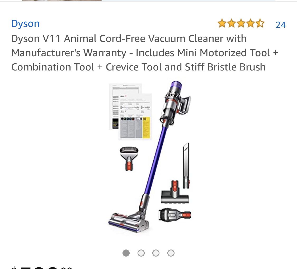 DYSON V11 animal vacuum, New