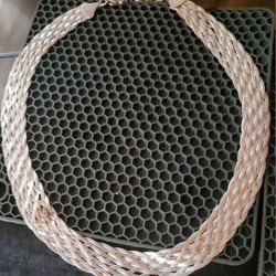 Sterling Silver Braided Necklace!