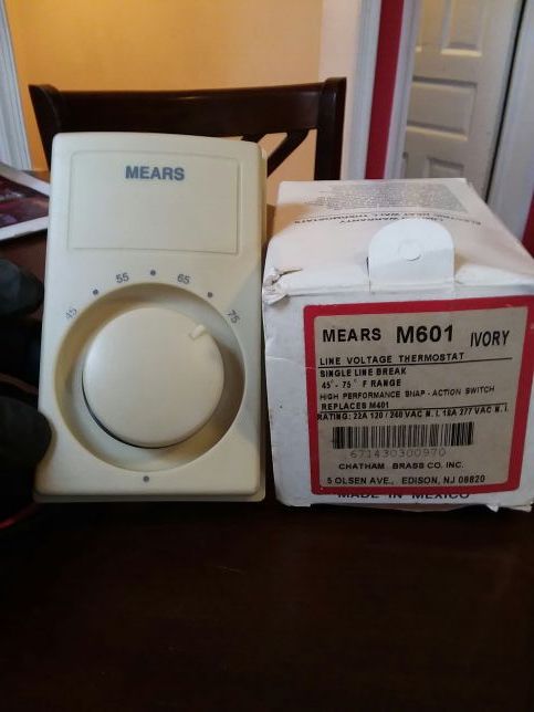 Line voltage thermostat