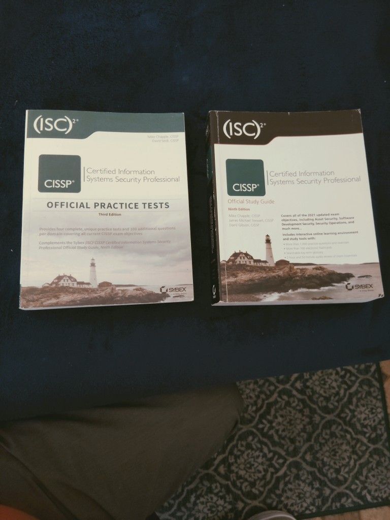 Lot of 2 CISPP Books (Third Edition And Ninth Edition Official Study Guide)