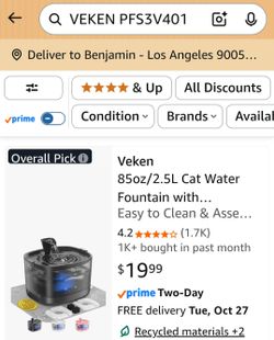 Cat Water Fountain