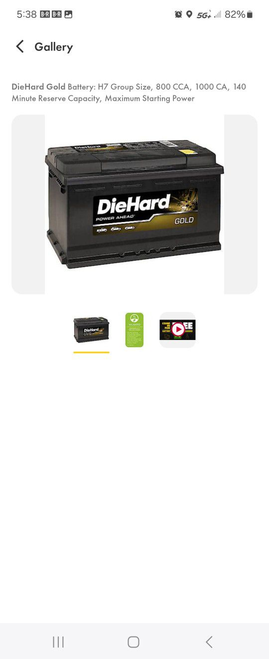 Die Hard 94rh Battery 