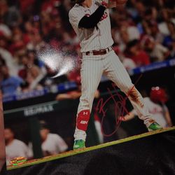 Bryce Harper Fernando Tatis Jr Ronald Acuna Jr COA Autograph 11x14 Photos 
