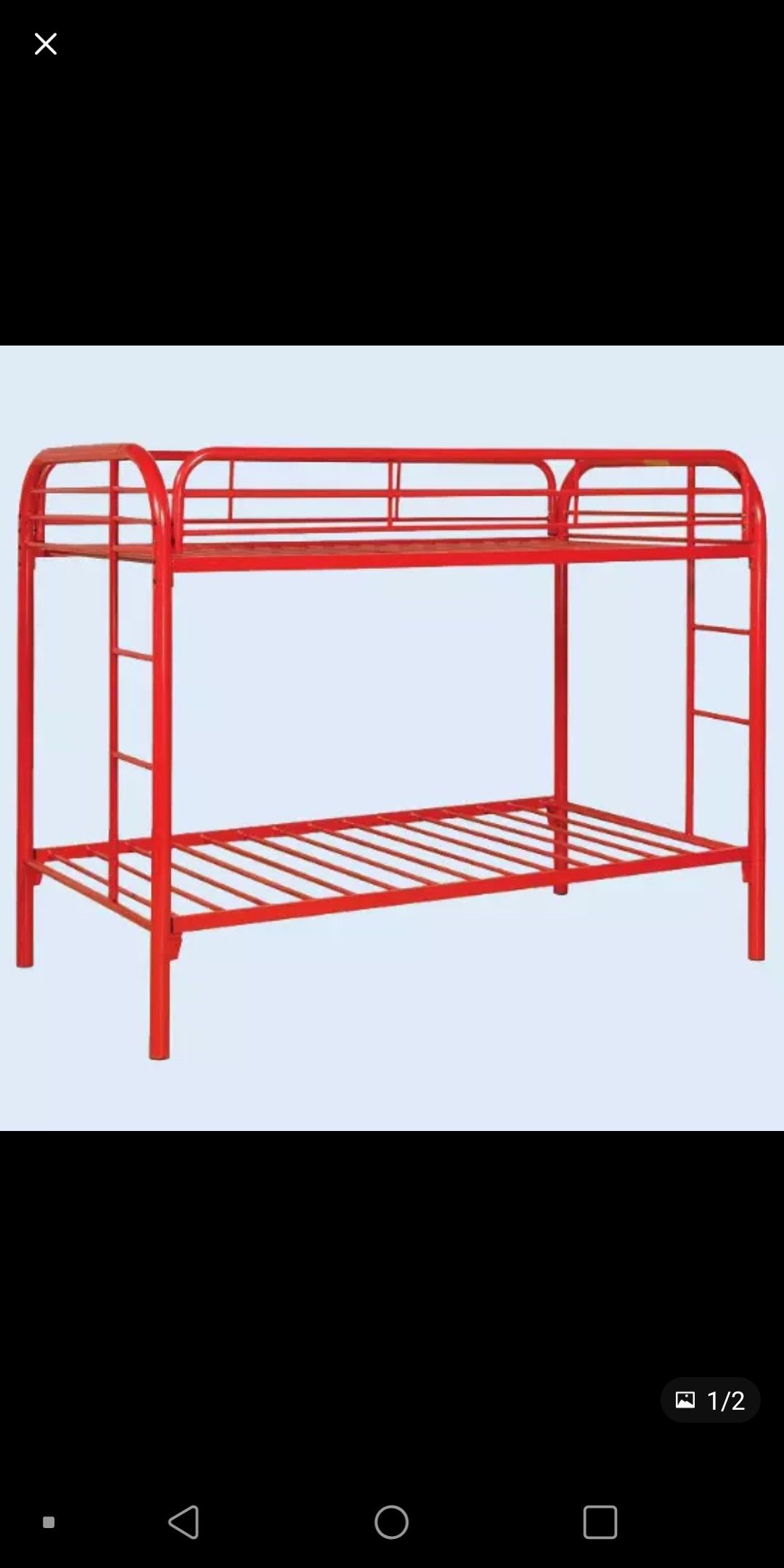 New Metal bunk bed