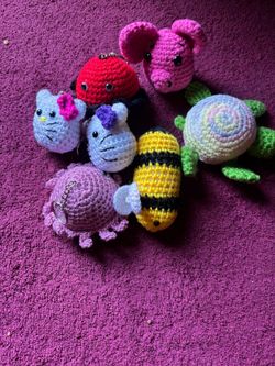 Crochet Keychains. Llaveros