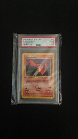 PSA 6 Charmander 2000 Pokemon Rocket 1st Edition #50