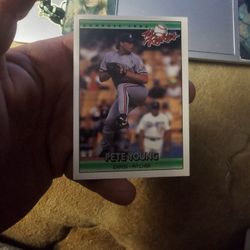 Pete Young Baseball Card