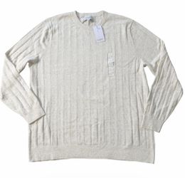 Goodfellow & Co Men’s XL Cream Soft Knit Crewneck Sweater