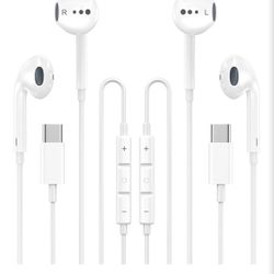 USB C Headphones for iPhone 18 17,2Pack