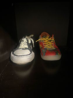 kobe size 10 and Mason Mahara size 9