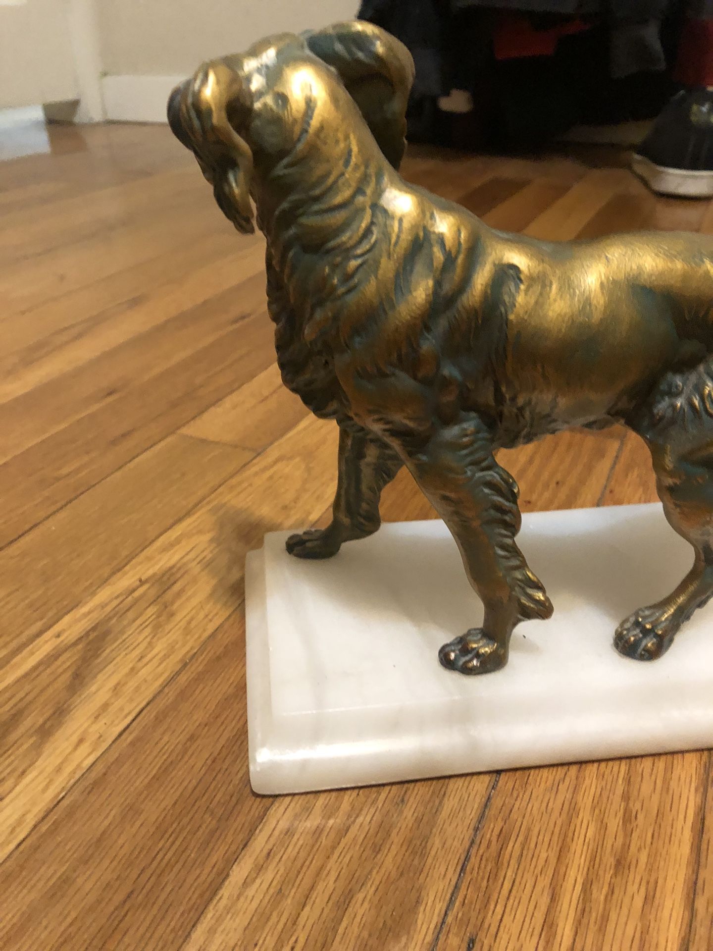 Bronze Dog Statue 