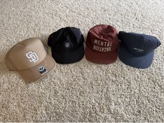 4 SnapBack hats