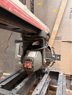 10” radial arm saw with table
