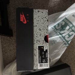 Air Jordan 4 White Cement 5.5 GS 