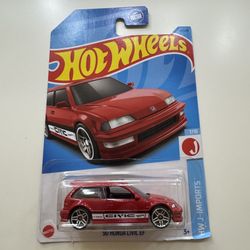 Hot Wheels '90 Honda Civic EF HW J-Imports Series