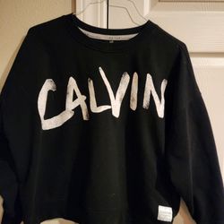 Womens Black Calvin Klein Sweatshirt 