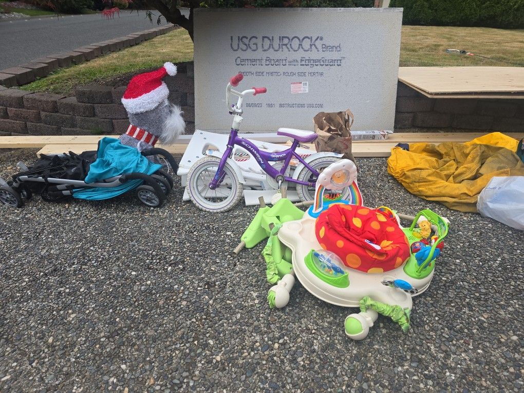 Stroller, Bike, Bouncer, Stand
