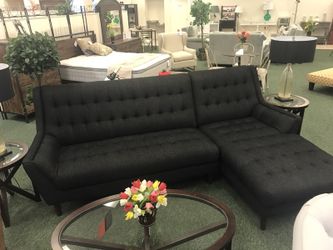 New black modern sofa sectional 2017