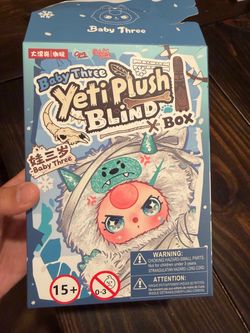 Baby Three Yeti Plush Blind Box (Glittershine Frost)