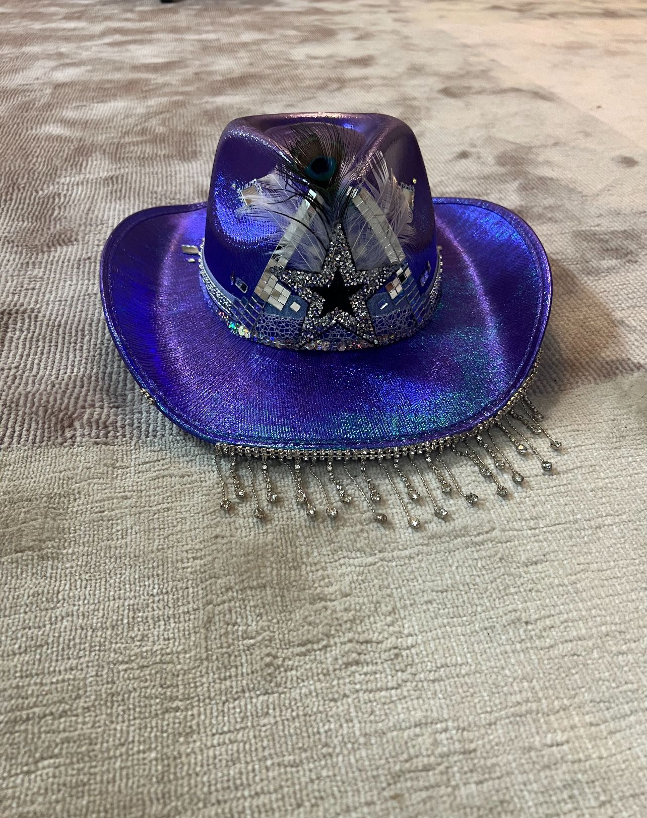 Purple Disco Cowboy Hat