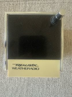 Vintage Realistic WeatherRadio Cube 9V Radio Shack