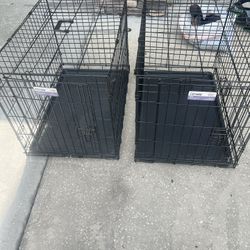 (2) Dog Crates 30x19x21