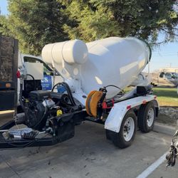 2.0 Yard Concrete Mixing Trailer NEW