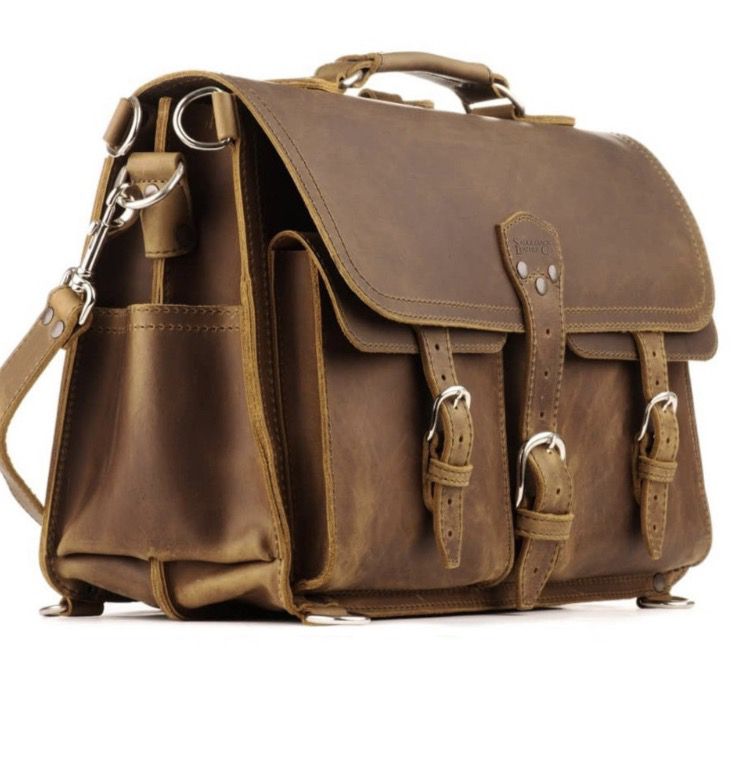 Front Pocket Leather Briefcase by Saddleback Leather