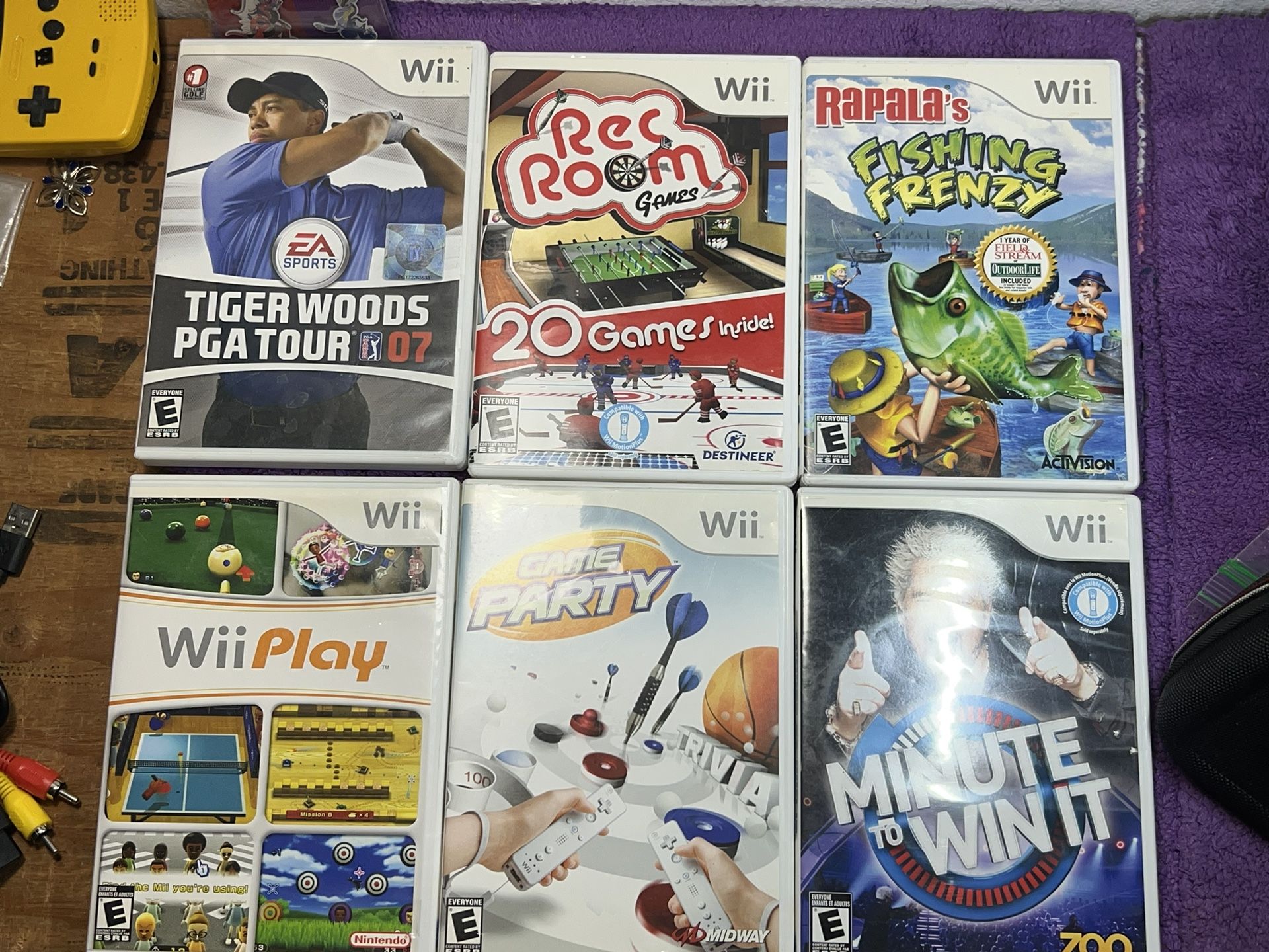 Nintendo Wii Game Lot