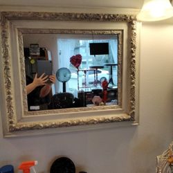 Refinished Vintage Mirror 