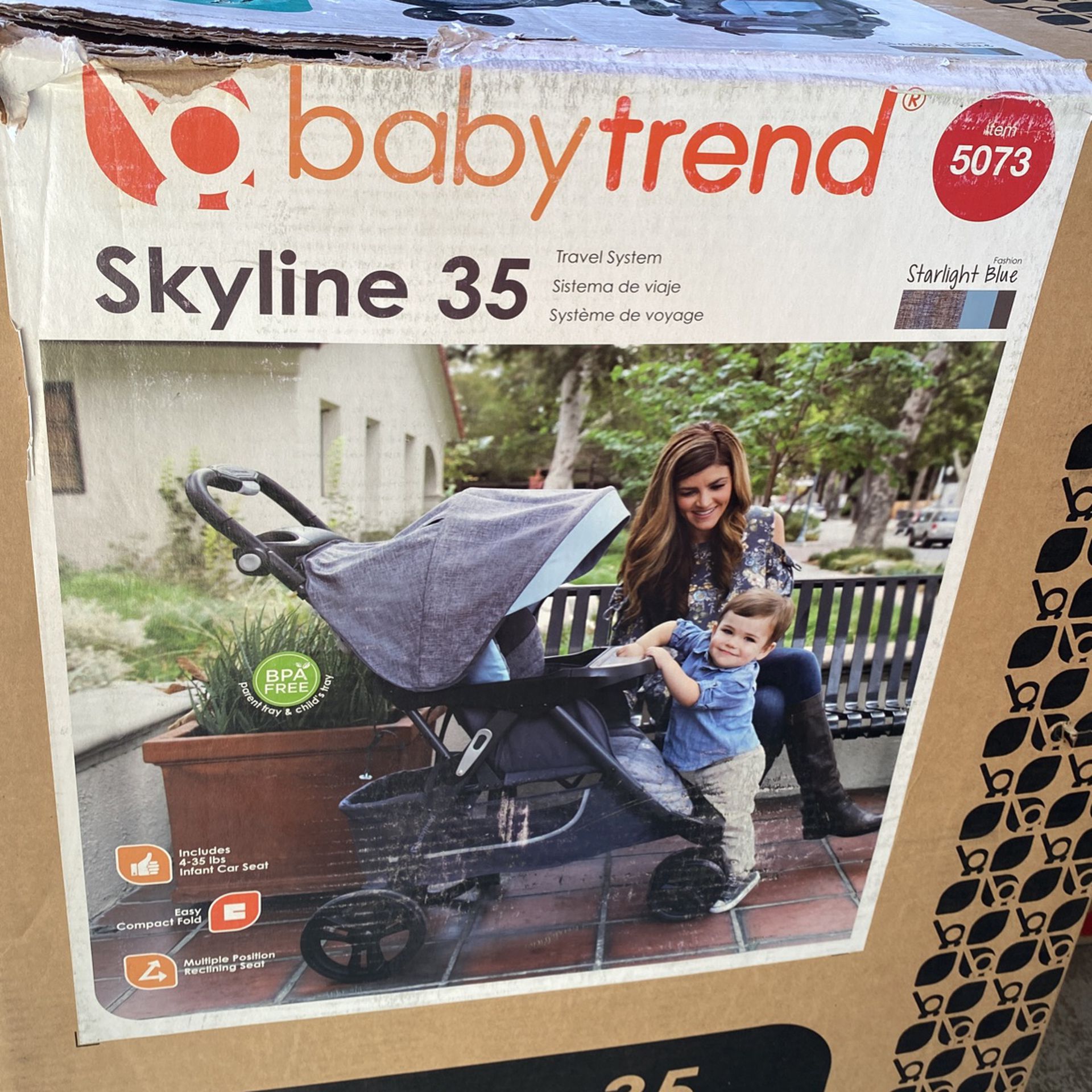 New baby trend Skyline35 Travel System 