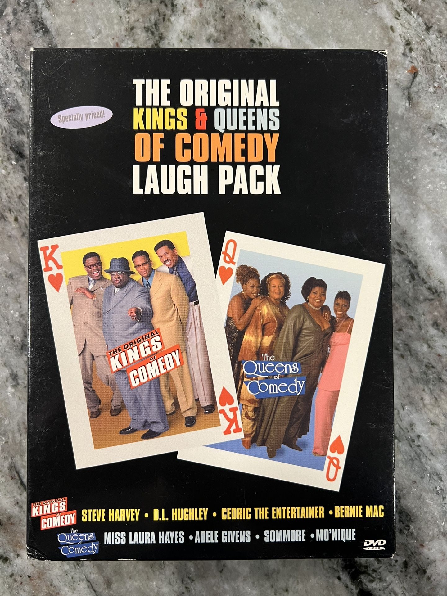 The Original Kings and Queens of Comedy Laugh Pack. 2 DVDs.