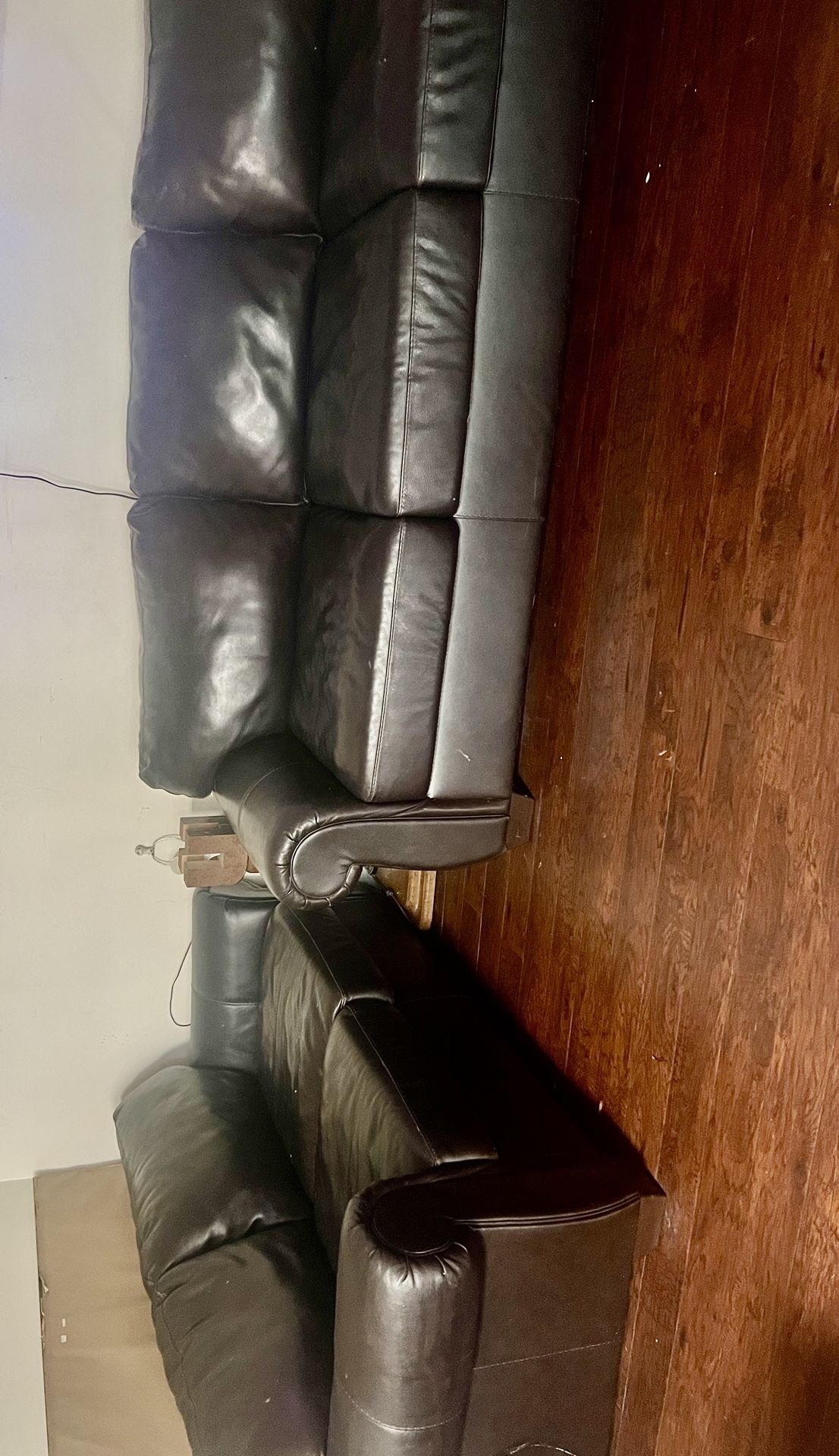 Leather Couch And Love Seat