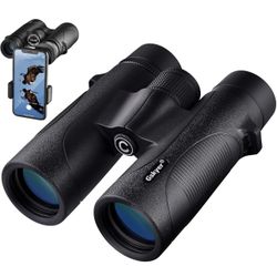 Gskyer Binoculars, 12x42 Binoculars for Adults and Kids, Binoculars for Hunting, Binoculars for Bird Watching Travel Concerts Sports Stargazing and Pl