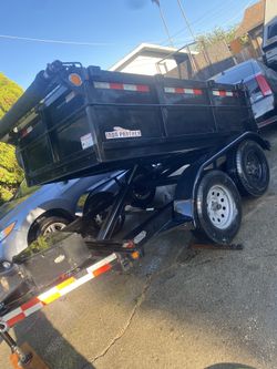 Iron Panther Dump Trailer 8ft Long 