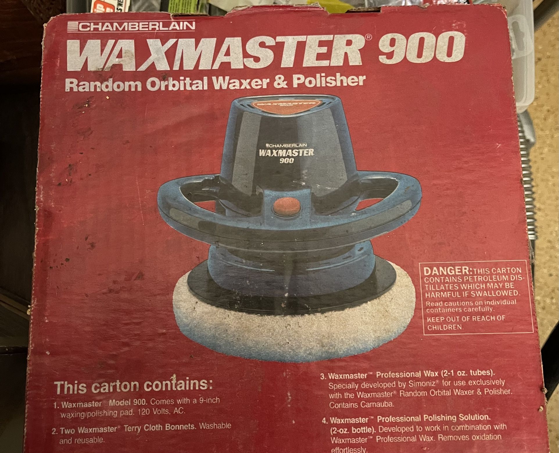 NEW never used vintage Chamberlain Waxmaster 900