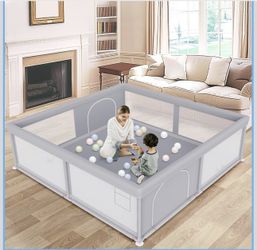 Large Baby Playpen 78x78 Inch, Playpens for Babies and Toddlers