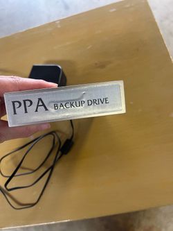 Pacific Pro Audio (PPA) 1TB external hard drive in aluminum enclosure.