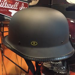 German Low Profile Dot Motorcycle Half Helmet $80