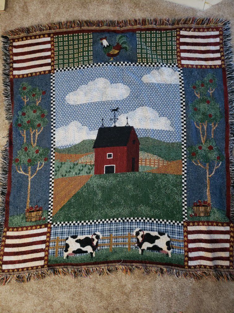 Gorgeous Farmhouse Style Throw Blanket